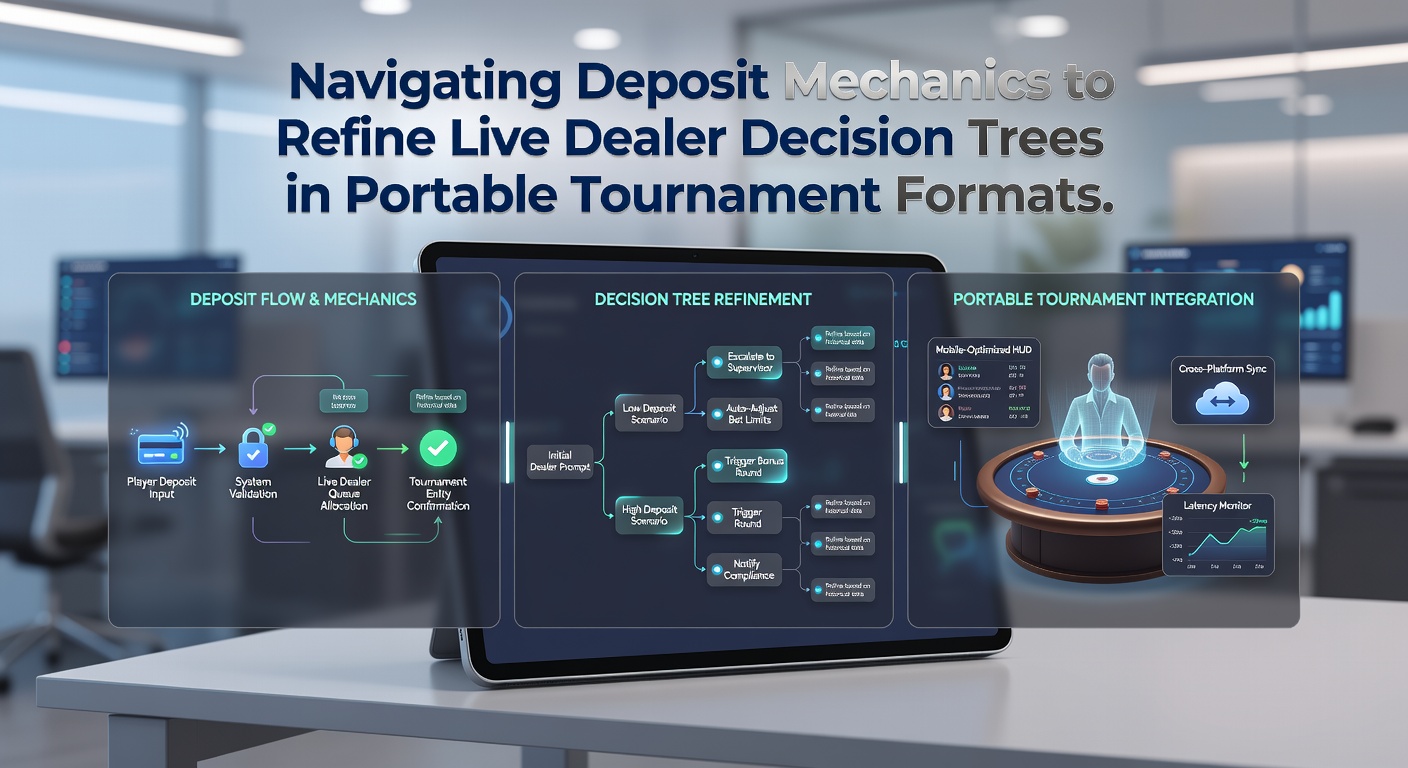 Live dealer at a portable tournament table with mobile payment confirmation overlay