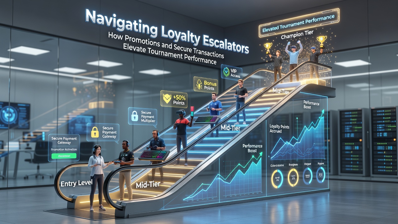Player navigating loyalty rewards dashboard during a live dealer mobile tournament session