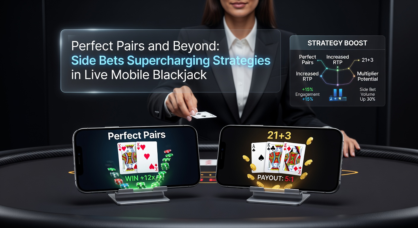 Comparison chart of RTP percentages for popular blackjack side bets including Perfect Pairs, 21+3, and Lucky Ladies in live dealer formats