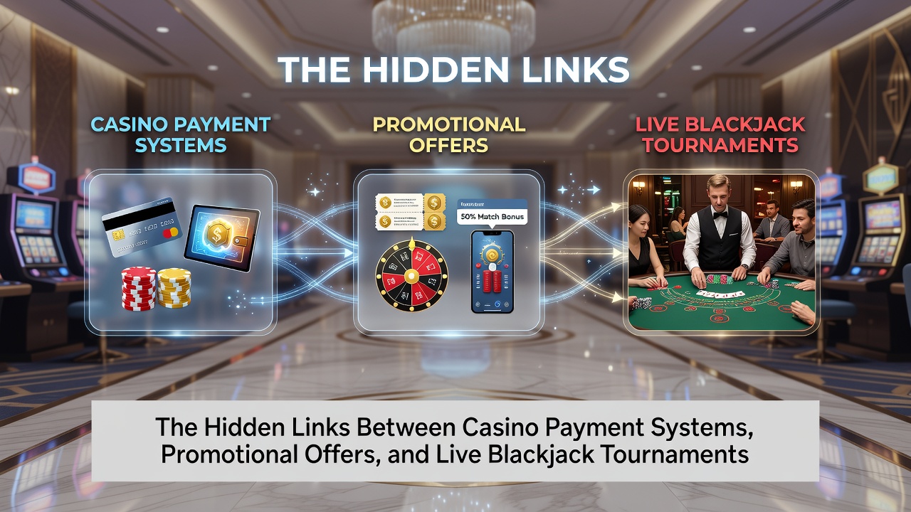 Close-up view of mobile screen showing blackjack table with active bonus notifications and secure payment confirmation icons