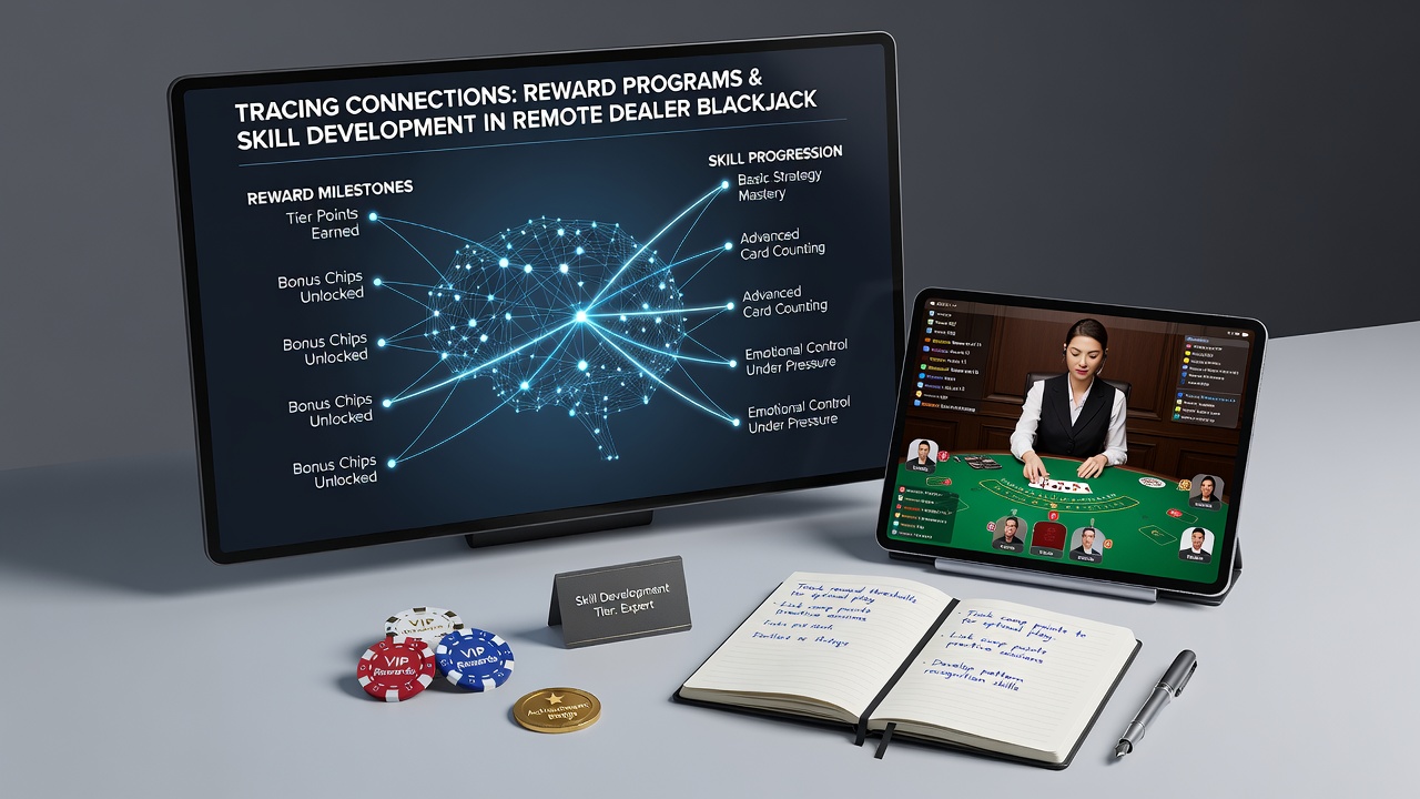Mobile screen displaying live blackjack gameplay with reward progress tracker and multiple funding method icons highlighted